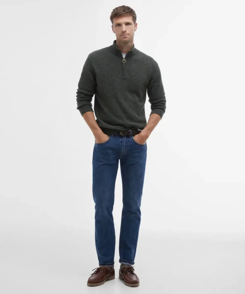 Tisbury High Zip Sweater | Green – Bild 4