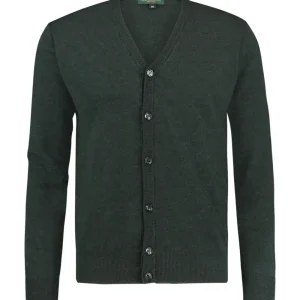 Button Vest fine Merino wool | Dark Green