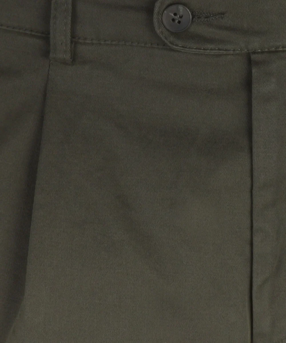 Blackpool Trousers Pleated with Turn-Up | Green – Bild 4