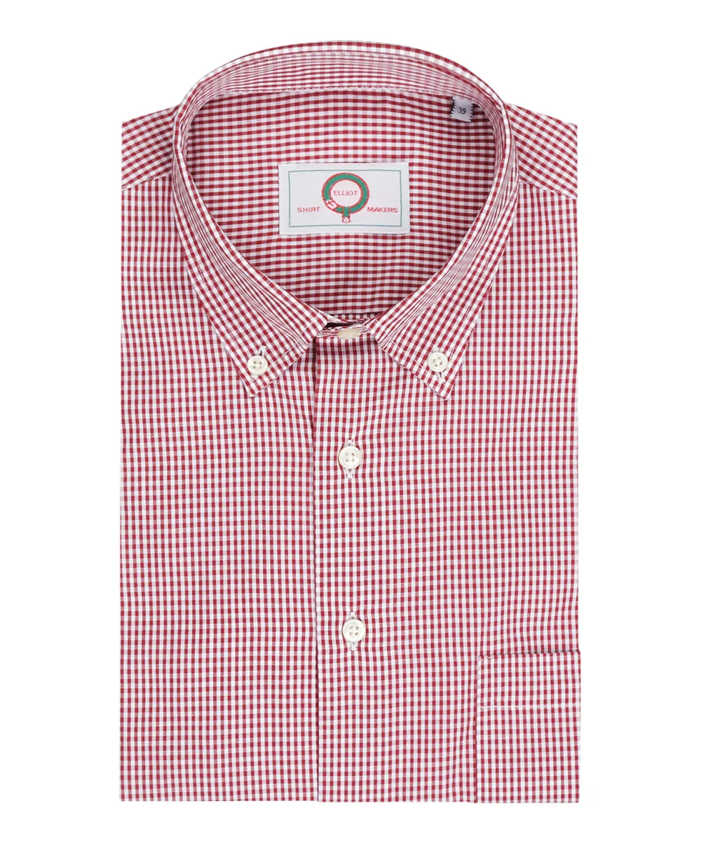 Elliot Shirt Button Down Long Sleeve | Red