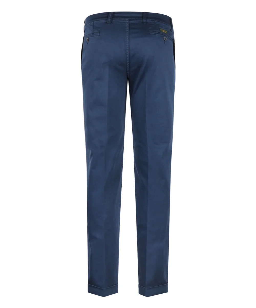 Boston Trousers Pleated and Turn-up | Blue – Bild 3