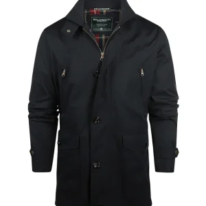 Renfield Mid-length Coat | Navy Blue