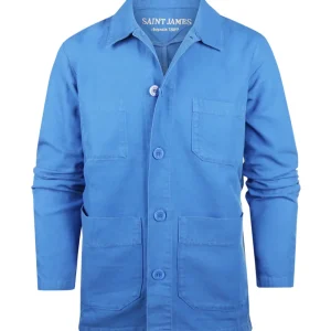 Saint James Sirocco Overshirt | Blue