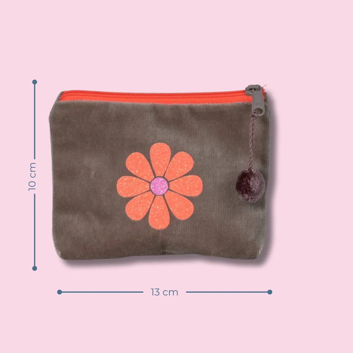 Kosmetiktasche mini Blume – Bild 2