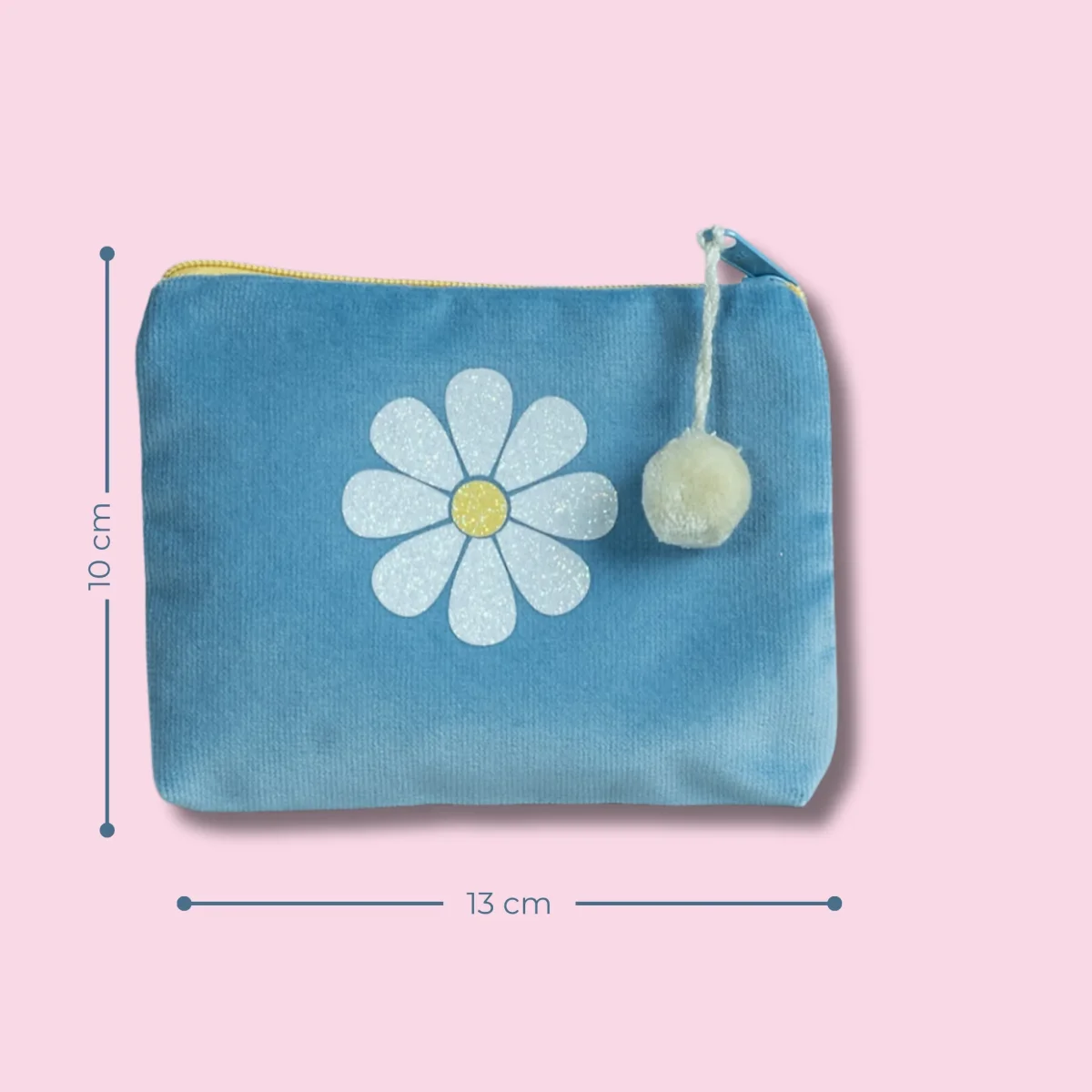 Kosmetiktasche mini Blume – Bild 5
