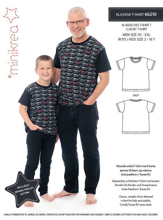 Schnittmuster 66210 Klassisches T-Shirt