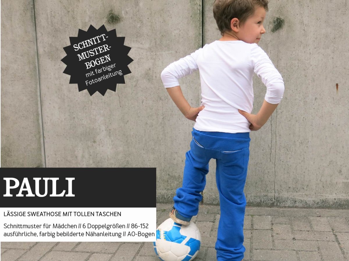 PAULI Sweathose | Papierschnitt